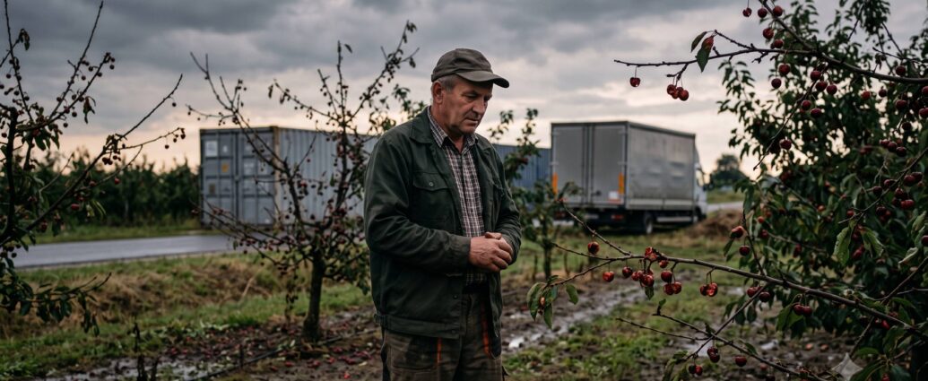 Załamanie plonów czereśni. Pogoda i import uderzają w sadowników